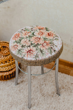 Подушка для мебели Сидушка на табурет круглая