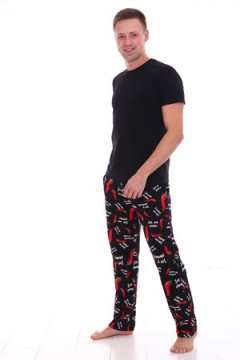 Пижама с брюками с брюками Перец 1-026