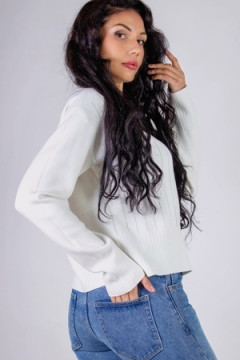 Джемпер со стразами Полосы арт. JL240