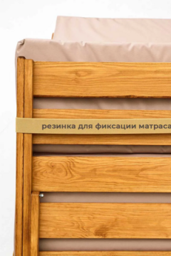 Матрас для шезлонга, лежака 60х190 сегментный SZO, Oxford 600D, поролон, пенополиуретан, непромокаемый Bio-Line