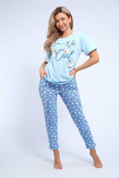 Пижама женская с брюками 20522