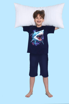 Пижама с шортами арт. ПМ-022-058 Акула