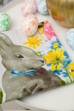 Полотенце кухонное подготовка к Пасхе