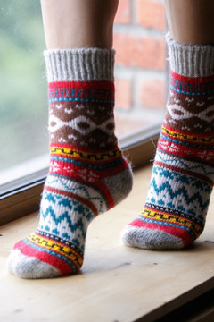 Носки шерстяные Хюгге