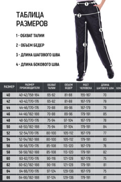 Брюки UNIVERSAL light black