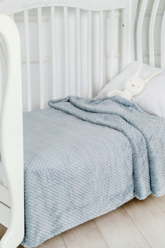 Плед велсофт Bio-Line, мягкий пушистый кубик