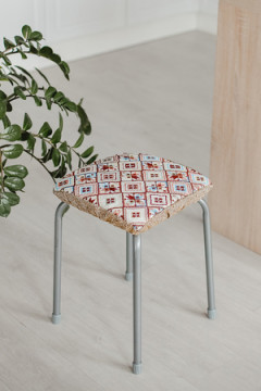 Подушка для мебели Сидушка на табурет квадратная