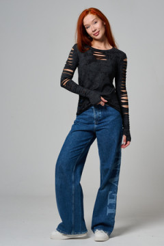 7476 Лонгслив женский