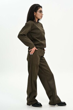 Брюки из мягкой эко замши