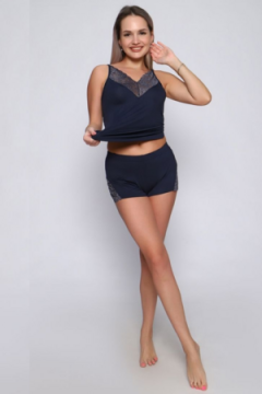 622 Пижама с кружевом