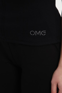 Футболка с швом и стразами ФЖ-002