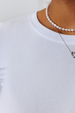 Лонгслив c круглым вырезом 346