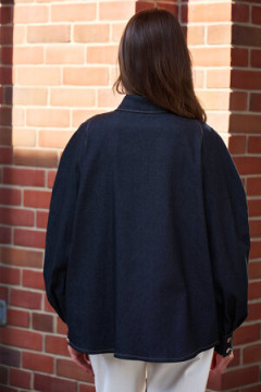 Рубашка джинсовая оверсайз