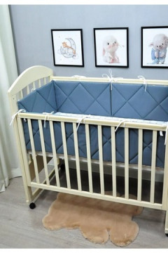 Бортик в кроватку для новорожденных стеганые