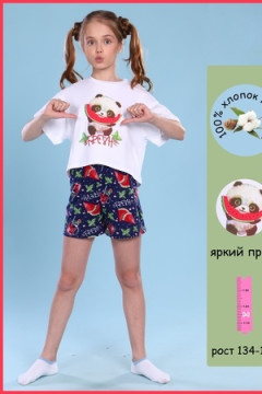 Пижама для девочки Арбуз арт.ПД-019-037