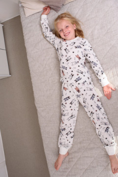 Детская пижама с брюками Собачки