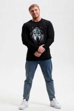 8514 Футболка с длинным рукавом мужская