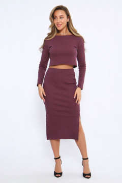 Костюм с юбкой 13292