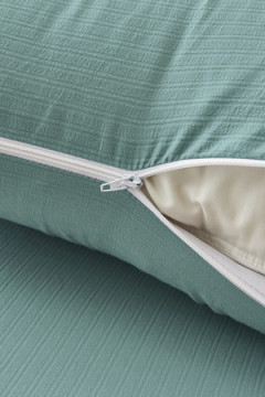 КПБ полукомплект простыня на резинке Борт 25 + 2 наволочки 70*70 изумруд