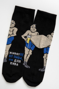 Носки высокие Пивной гурман