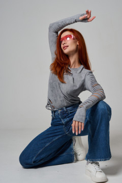 7476 Лонгслив женский