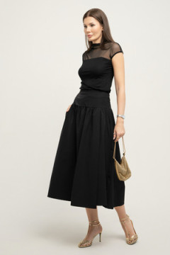 Юбка на кокетке