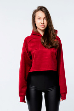 Свитшот 2 оверсайз короткий