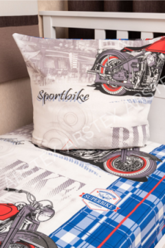 КПБ Спортбайк1 бязь 1, 5сп с 1 наволочкой