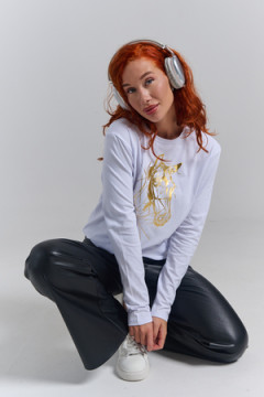 8574 футболка с дл.рукавом унисекс