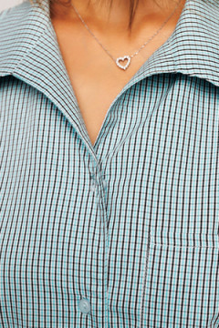 Костюм с брюками с рубашкой 394BLU