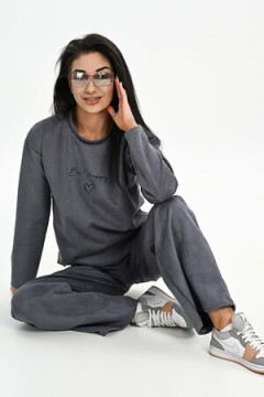 Свитшот из мягкой эко замши