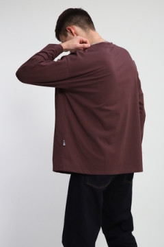 Лонгслив унисекс с принтом Карта ЛГ-01