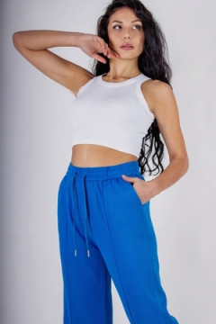 Брюки со стрелкой, на резинке