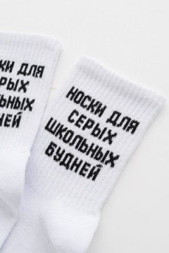 Детские носки стандарт Школьные будни (набор 2 пары)