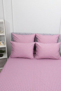 Простыня на резинке поплин Сара-компаньон