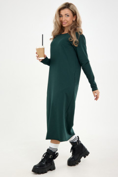 Платье футер-длинное