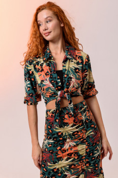 Костюм с юбкой 67110 тройка