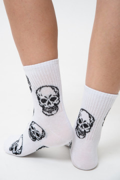 Носки высокие Череп (набор 2 пары)