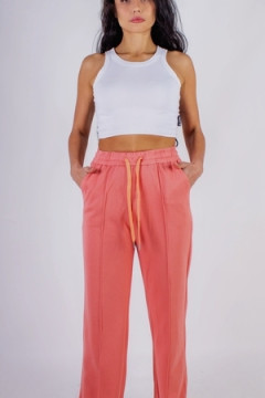 Брюки со стрелкой, на резинке