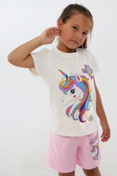 Детский костюм с шортами Единорог 46677