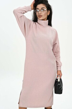 Платье теплое в рубчик