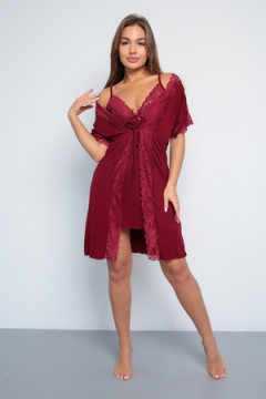 Пеньюар с сорочкой 13018