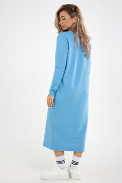 Платье футер-длинное