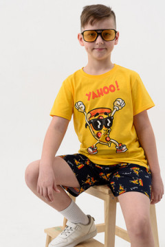 Пижама с шортами Гурман детская короткий рукав