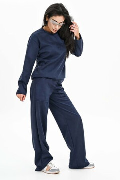 Брюки из мягкой эко замши