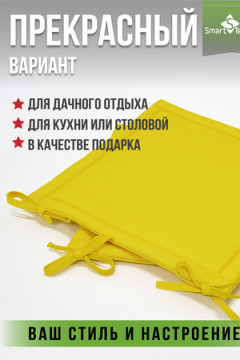 Подушка декоративная на стул Колорит (2 шт)