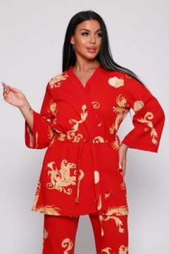 Пеньюар тройка Драконы 929