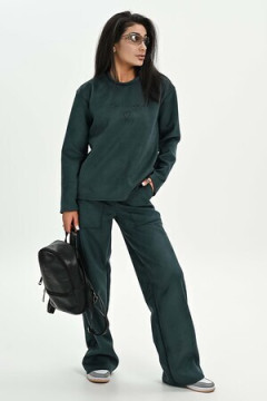 Брюки из мягкой эко замши