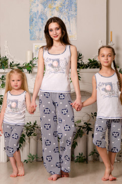 Пижама с бриджами 5124