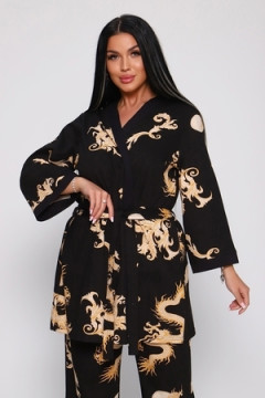 Пеньюар тройка Драконы 929